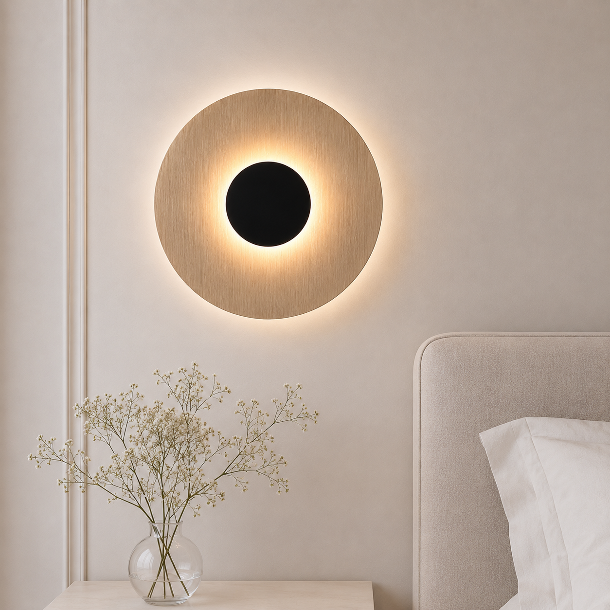 Casa Lumière Ronde Metalen Retro Wandlamp - Design Lamp Warme Sfeerverlichting