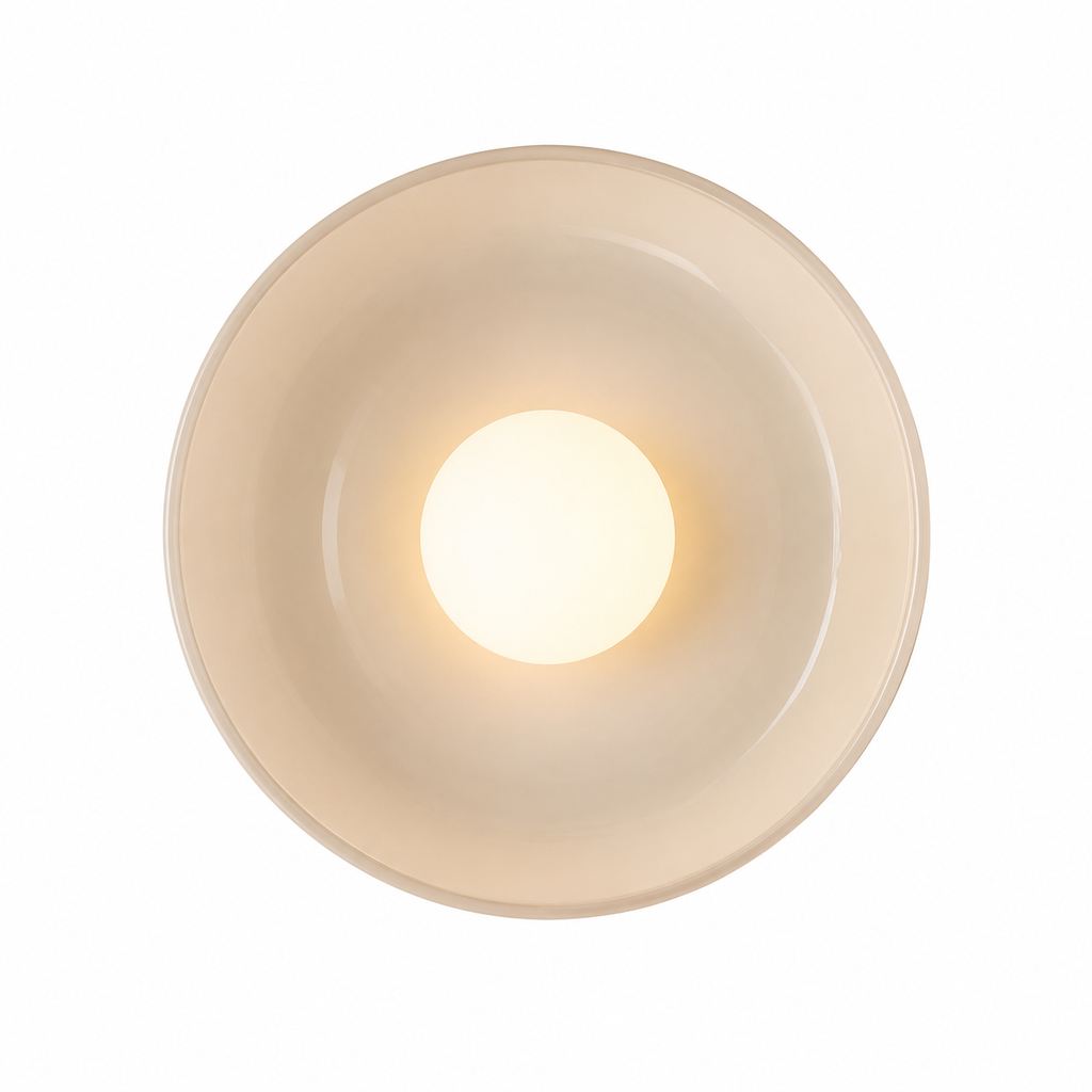 Casa Lumière Nordic Glazen Disc Wand & Plafondlamp – Design Lamp Sfeerverlichting