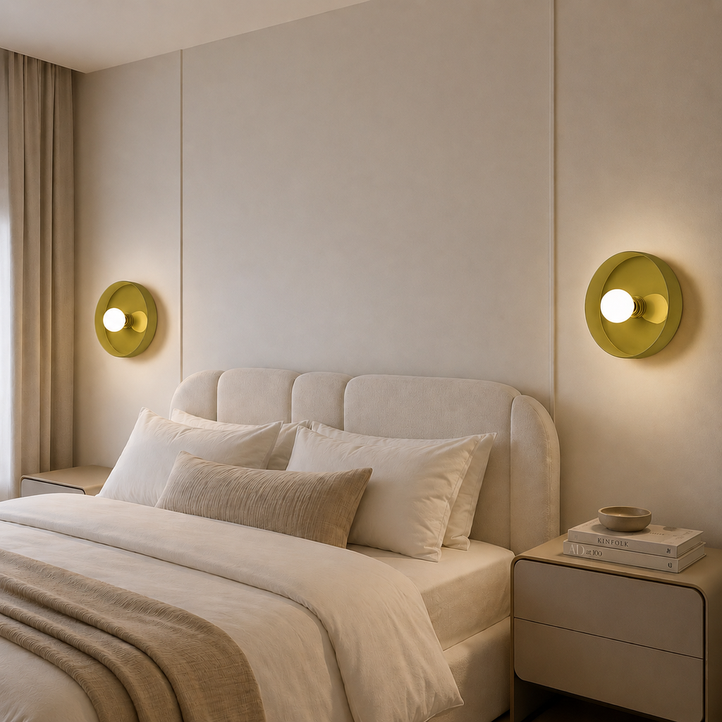 Casa Lumière Nordic Glazen Disc Wand & Plafondlamp – Design Lamp Sfeerverlichting