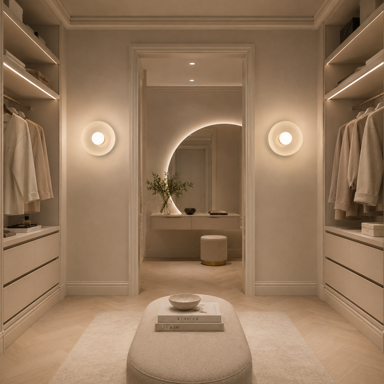 Casa Lumière Nordic Glazen Disc Wand & Plafondlamp – Design Lamp Sfeerverlichting