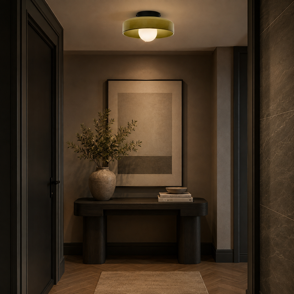Casa Lumière Nordic Glazen Disc Wand & Plafondlamp – Design Lamp Sfeerverlichting