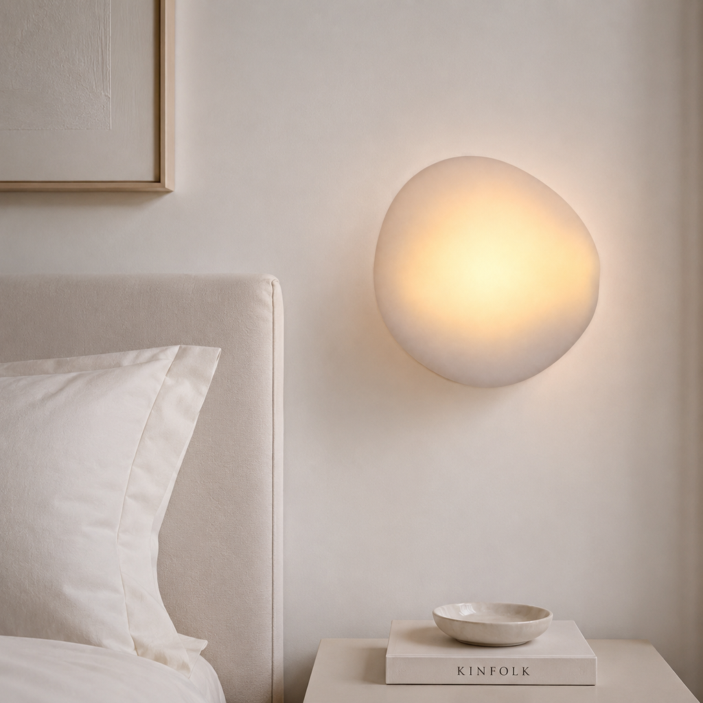 Casa Lumière Organische Design Wandlamp - Glas Cobblestone Vorm