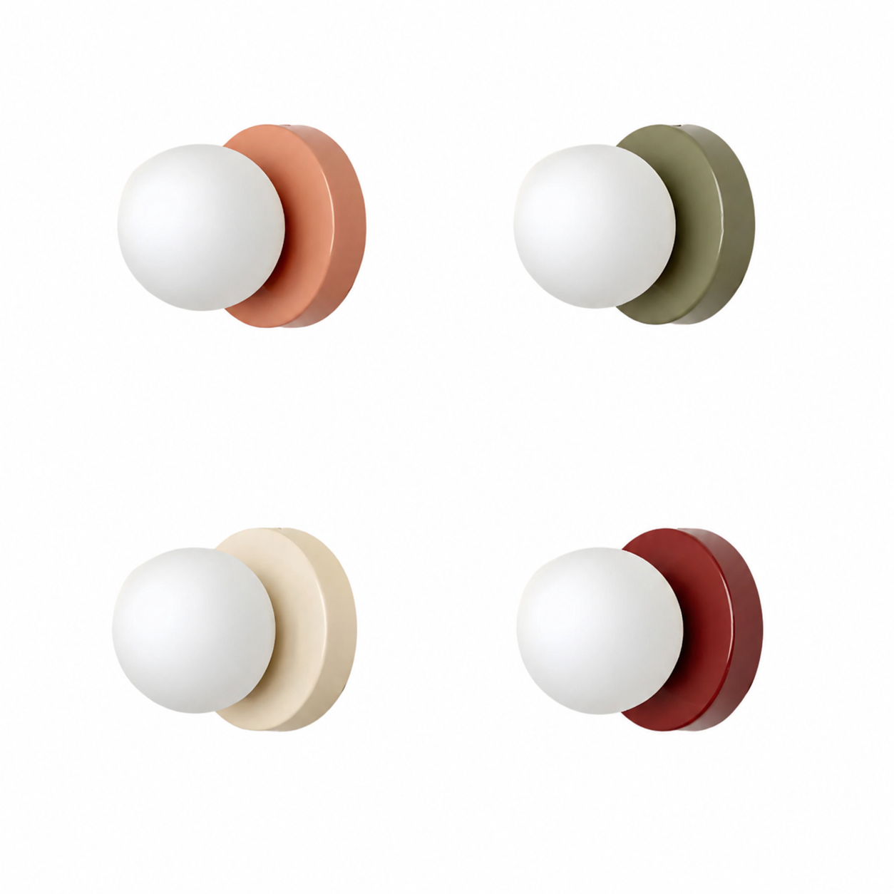 Casa Lumière Nordic Minimalistische LED Wandlamp - Ronde Vorm met Glazen Bol Design Lamp