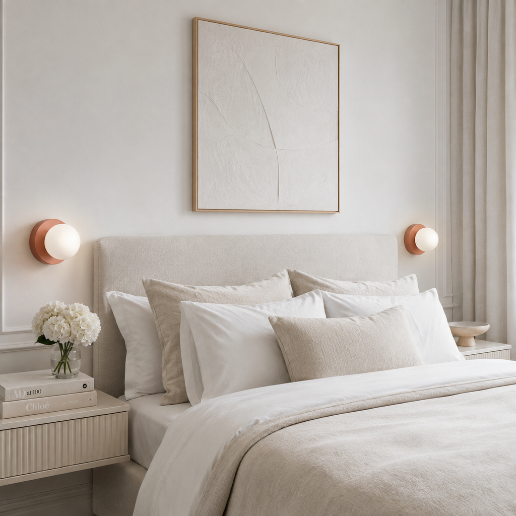 Casa Lumière Nordic Minimalistische LED Wandlamp - Ronde Vorm met Glazen Bol Design Lamp