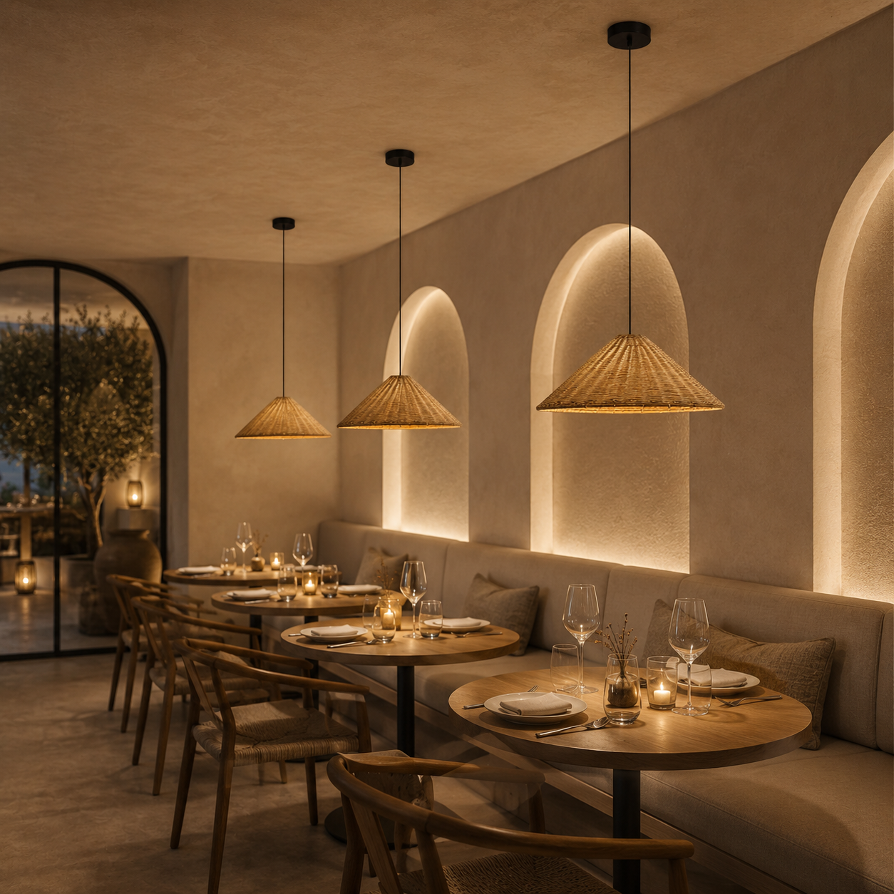 Casa Lumière Japandi Rattan Hanglamp - Design Lamp Sfeerverlichting