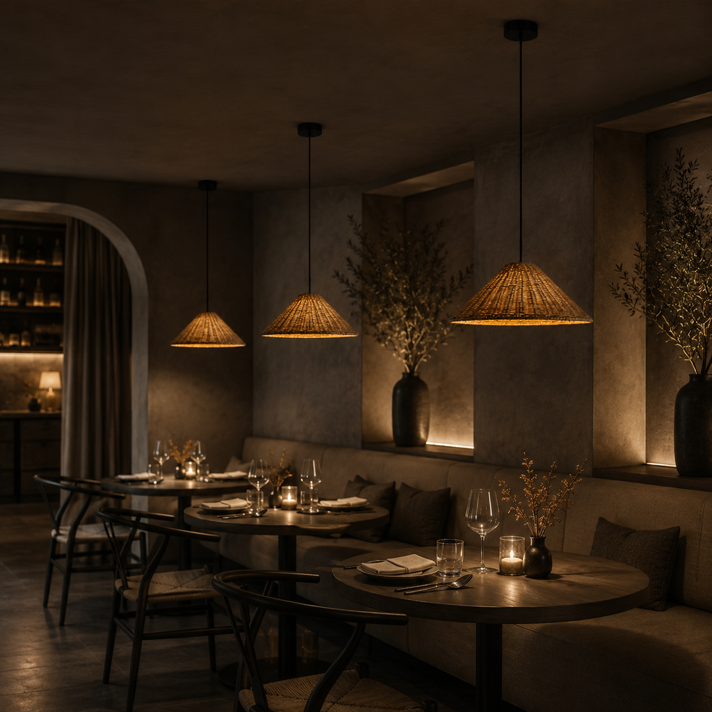 Casa Lumière Japandi Rattan Hanglamp - Design Lamp Sfeerverlichting