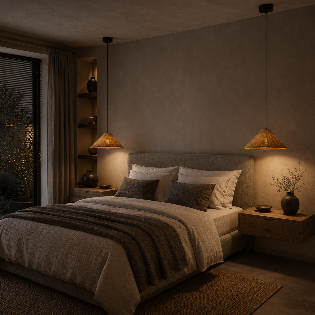 Casa Lumière Japandi Rattan Hanglamp - Design Lamp Sfeerverlichting