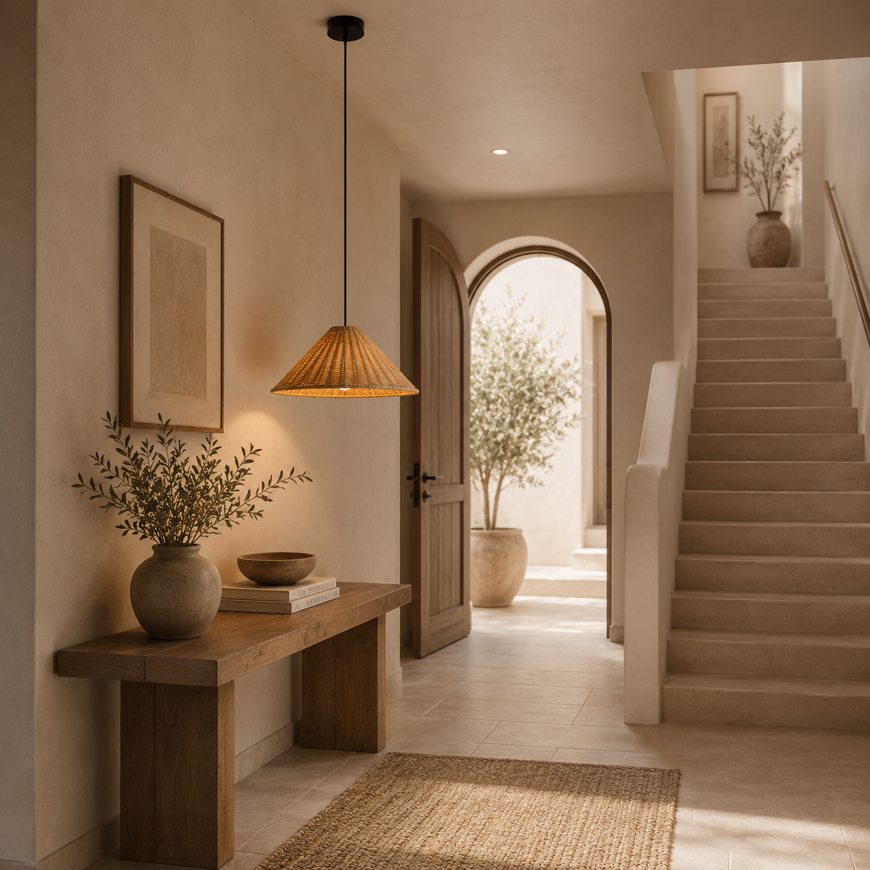 Casa Lumière Japandi Rattan Hanglamp - Design Lamp Sfeerverlichting