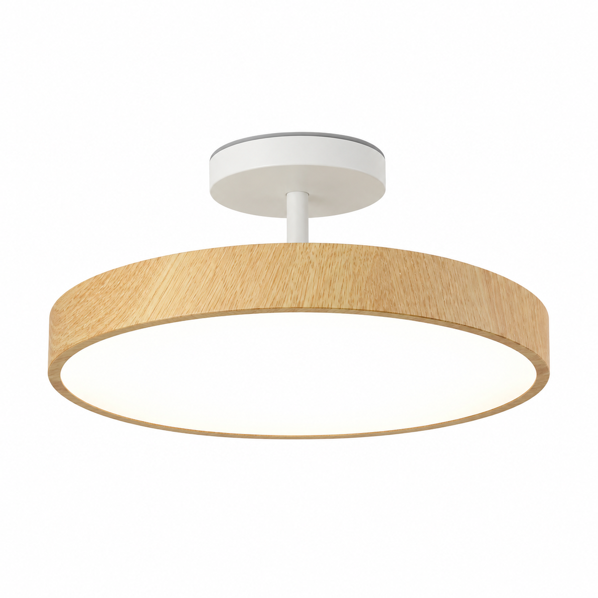 Casa Lumière Houten Plafondlamp - Gouden Montuur & LED Design Sfeerverlichting