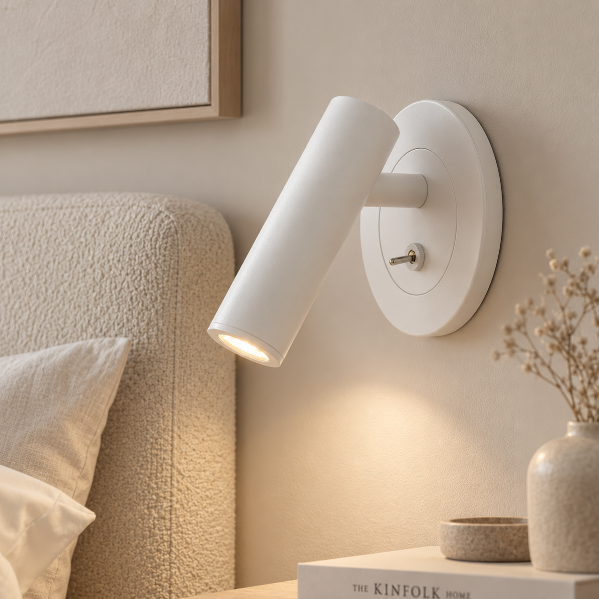 Casa Lumière Verstelbare Leeslamp - Minimalistische Design Wandlamp Warme Sfeerverlichting