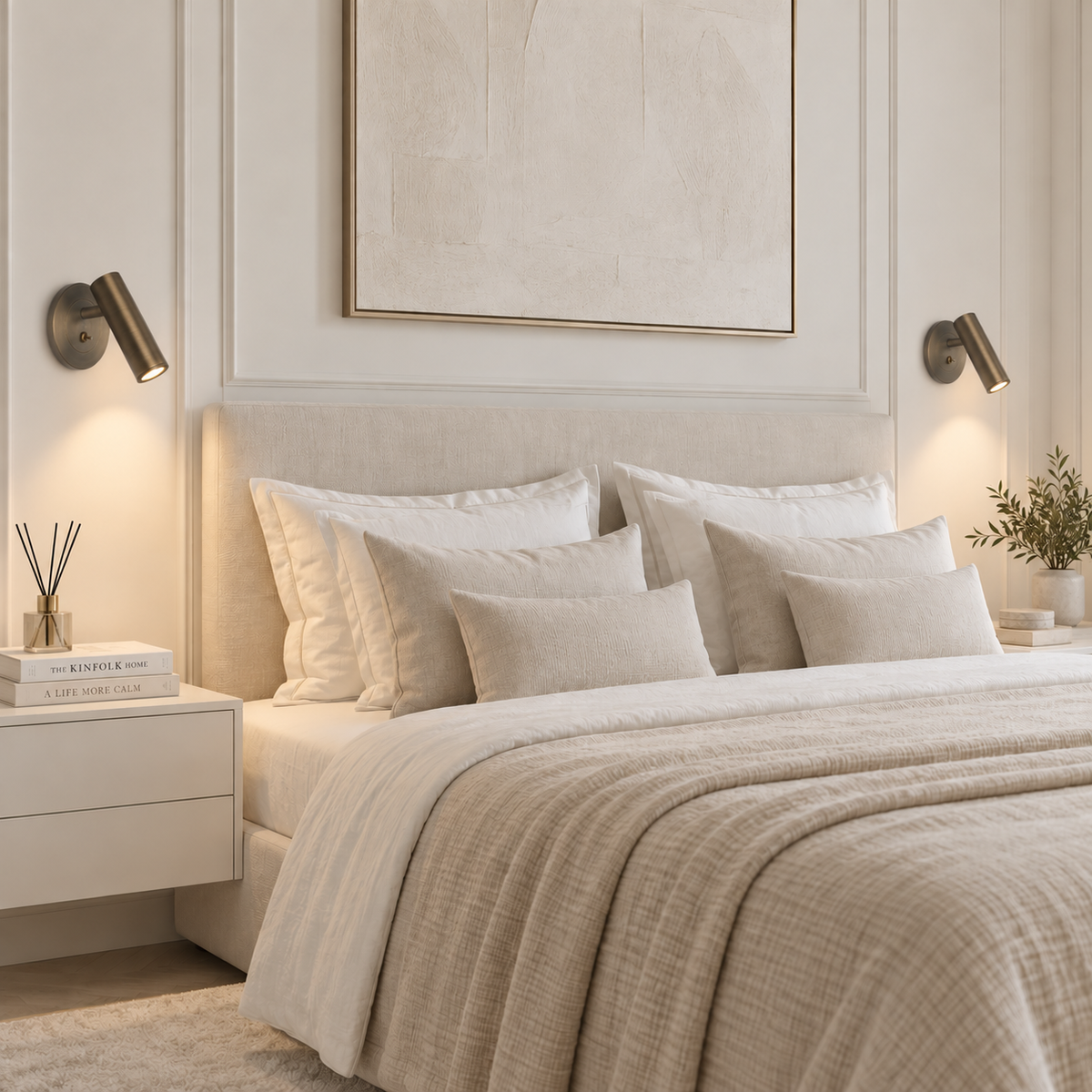 Casa Lumière Verstelbare Leeslamp - Minimalistische Design Wandlamp Warme Sfeerverlichting