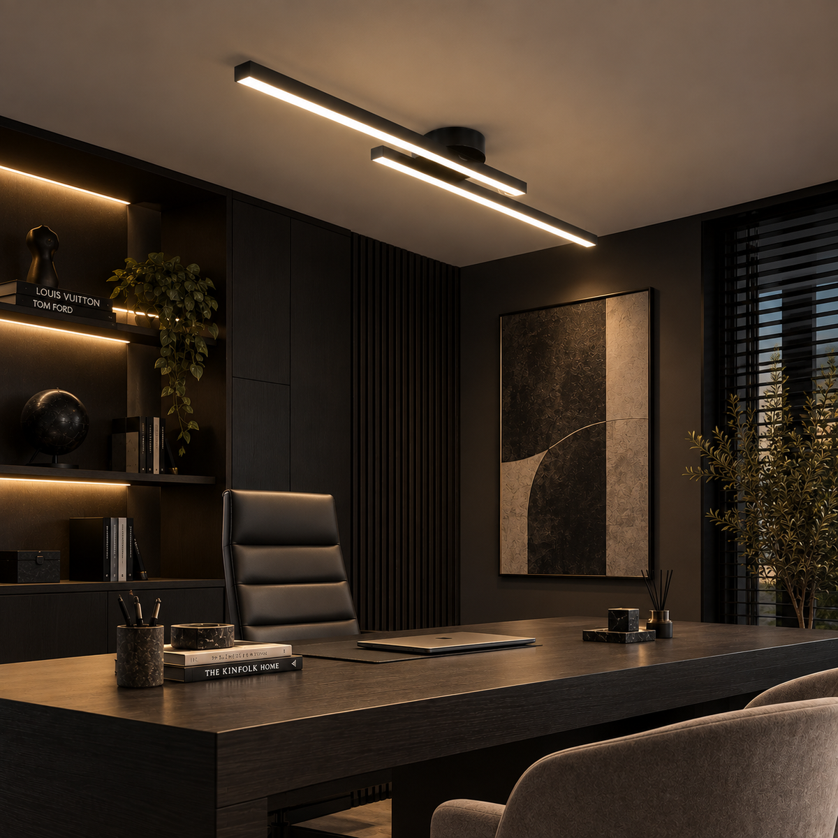 Casa Lumière Longstrip Plafondlamp - Moderne LED Design Lamp Warme Sfeerverlichting