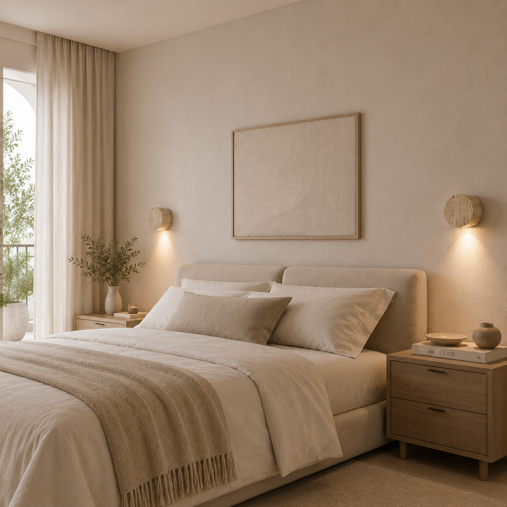Casa Lumière Japanse Wabi-Sabi Travertine Wandlamp - Natuursteen, Warm Licht & Minimalistisch Design