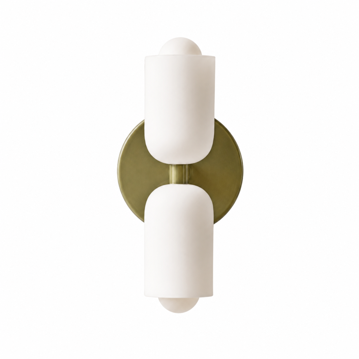 Casa Lumière Minimalistische Design Wandlamp - Acryl Diffuser, Metalen Basis & Goudafwerking