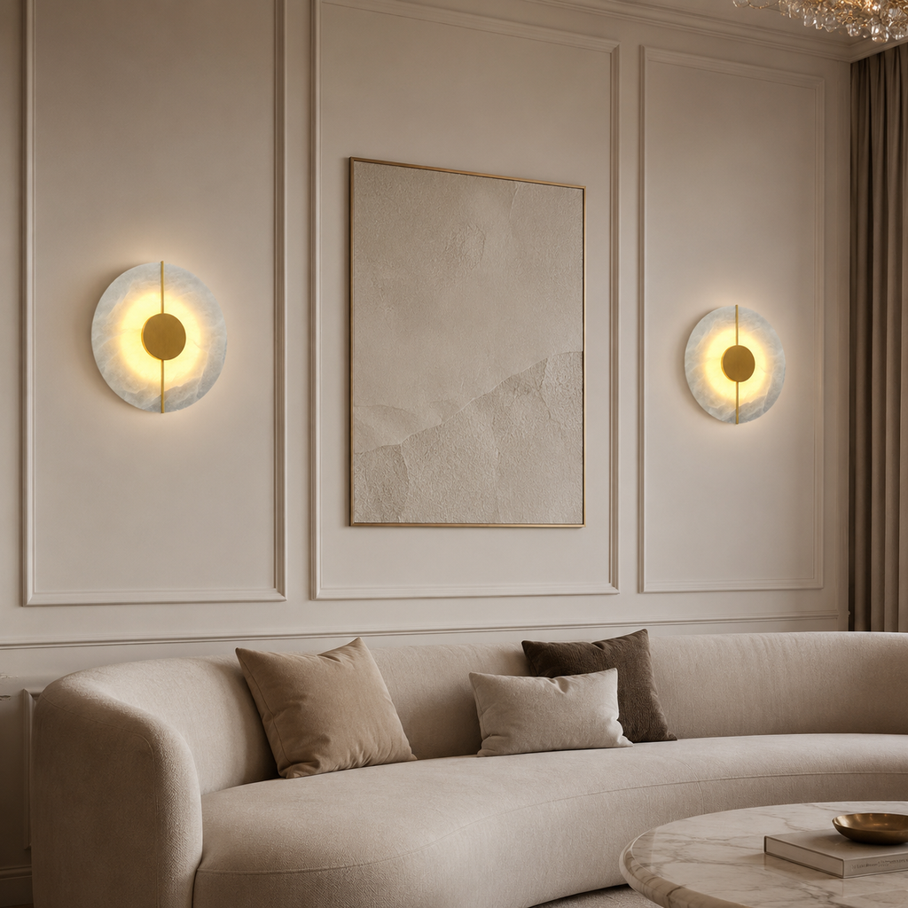 Casa Lumière Marmeren Nordic Wandlamp - Zacht Warm Accentlicht