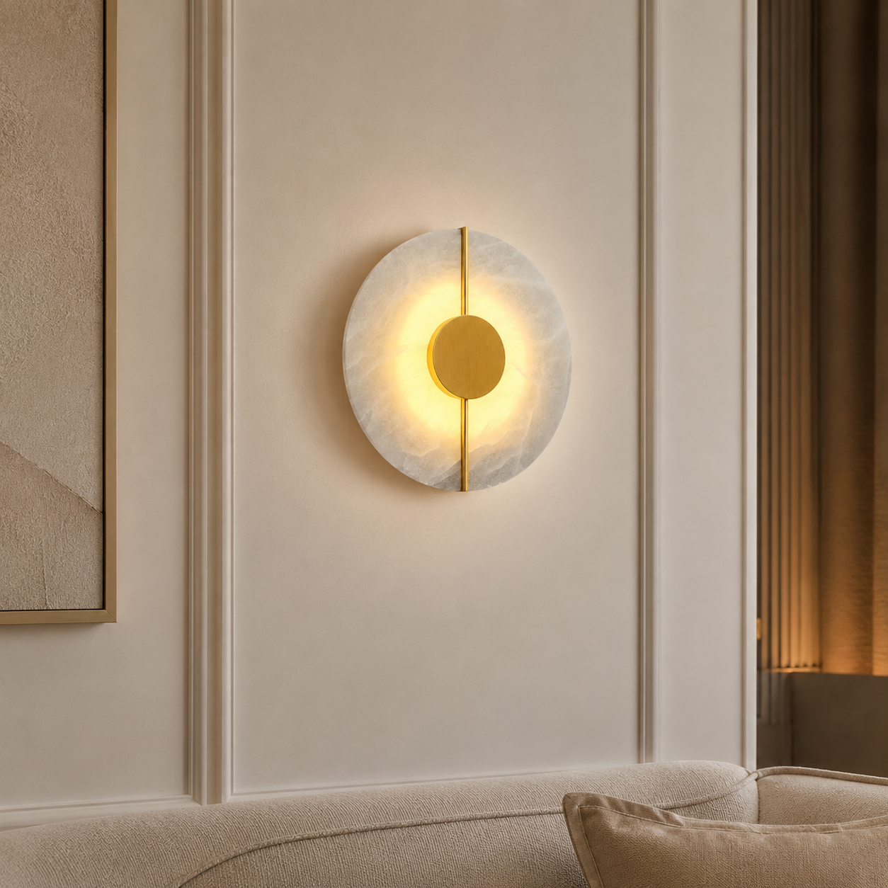 Casa Lumière Marmeren Nordic Wandlamp - Zacht Warm Accentlicht