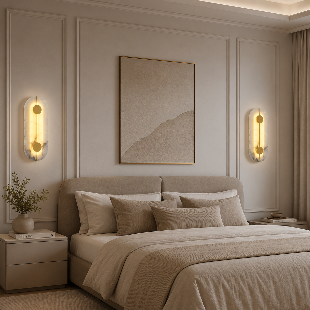Casa Lumière Marmeren Nordic Wandlamp - Zacht Warm Accentlicht