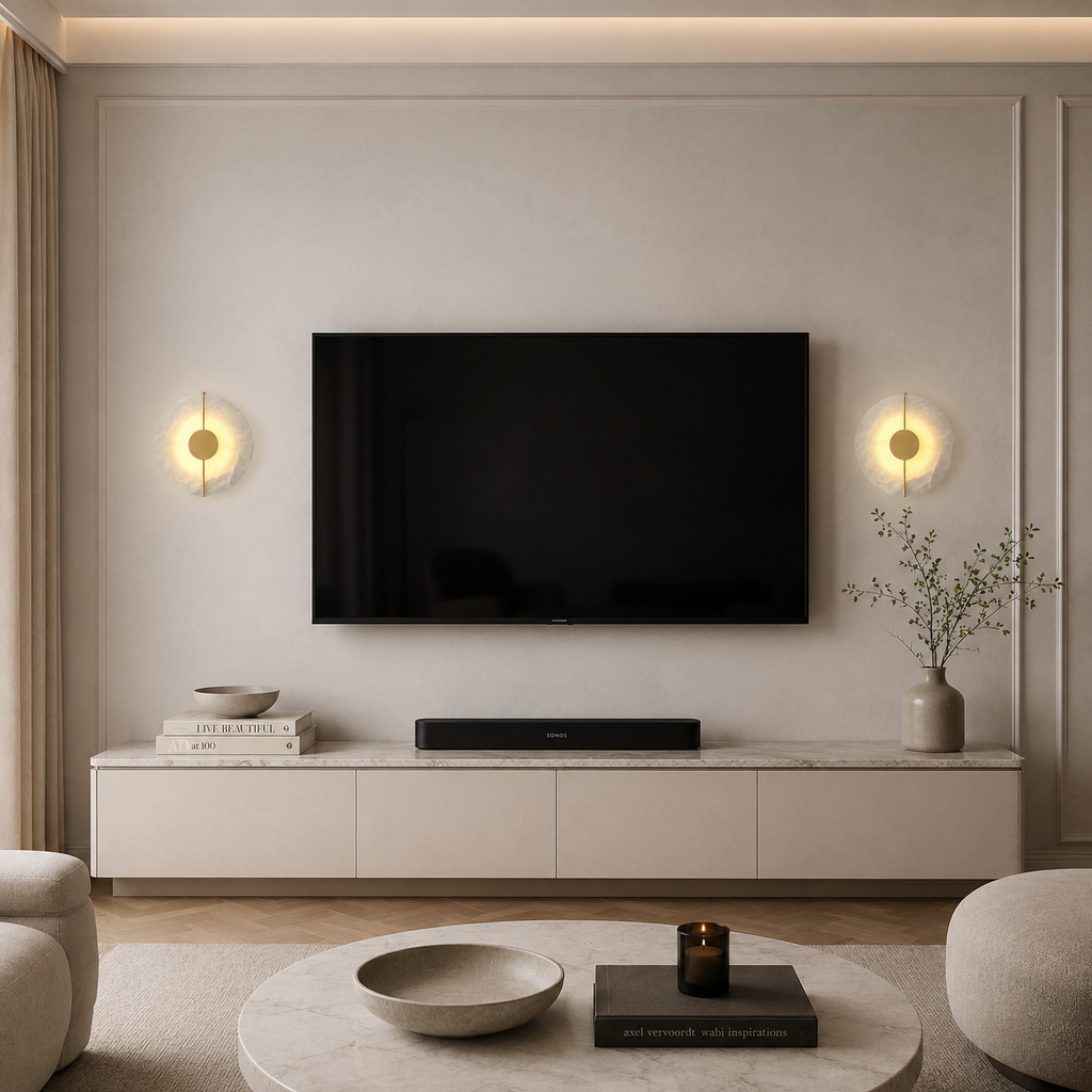 Casa Lumière Marmeren Nordic Wandlamp - Zacht Warm Accentlicht