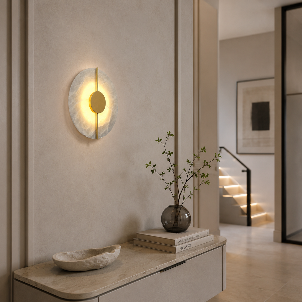 Casa Lumière Marmeren Nordic Wandlamp - Zacht Warm Accentlicht