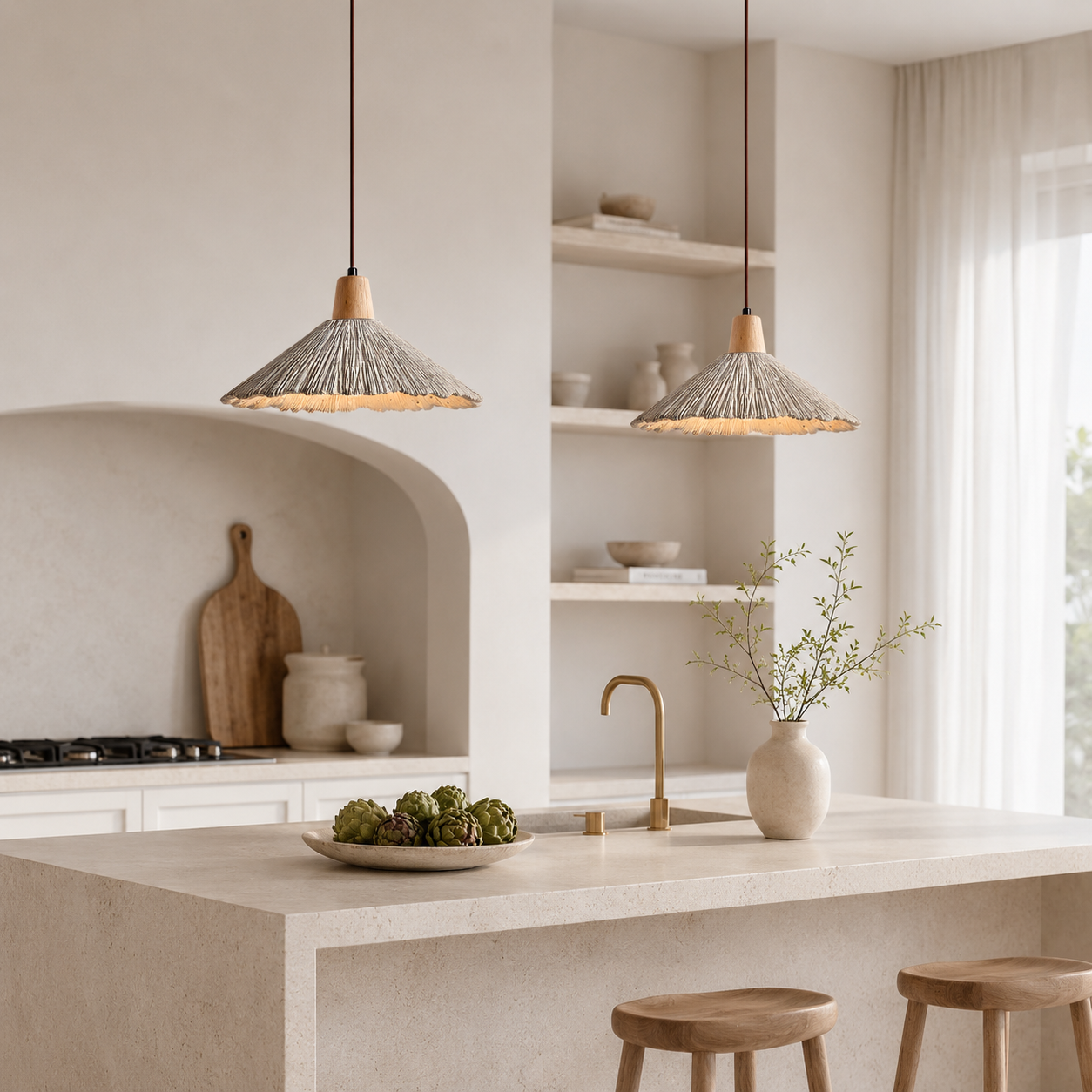 Casa Lumière Wabi-Sabi Hanglamp - Design Lamp Textuur met Zacht Licht