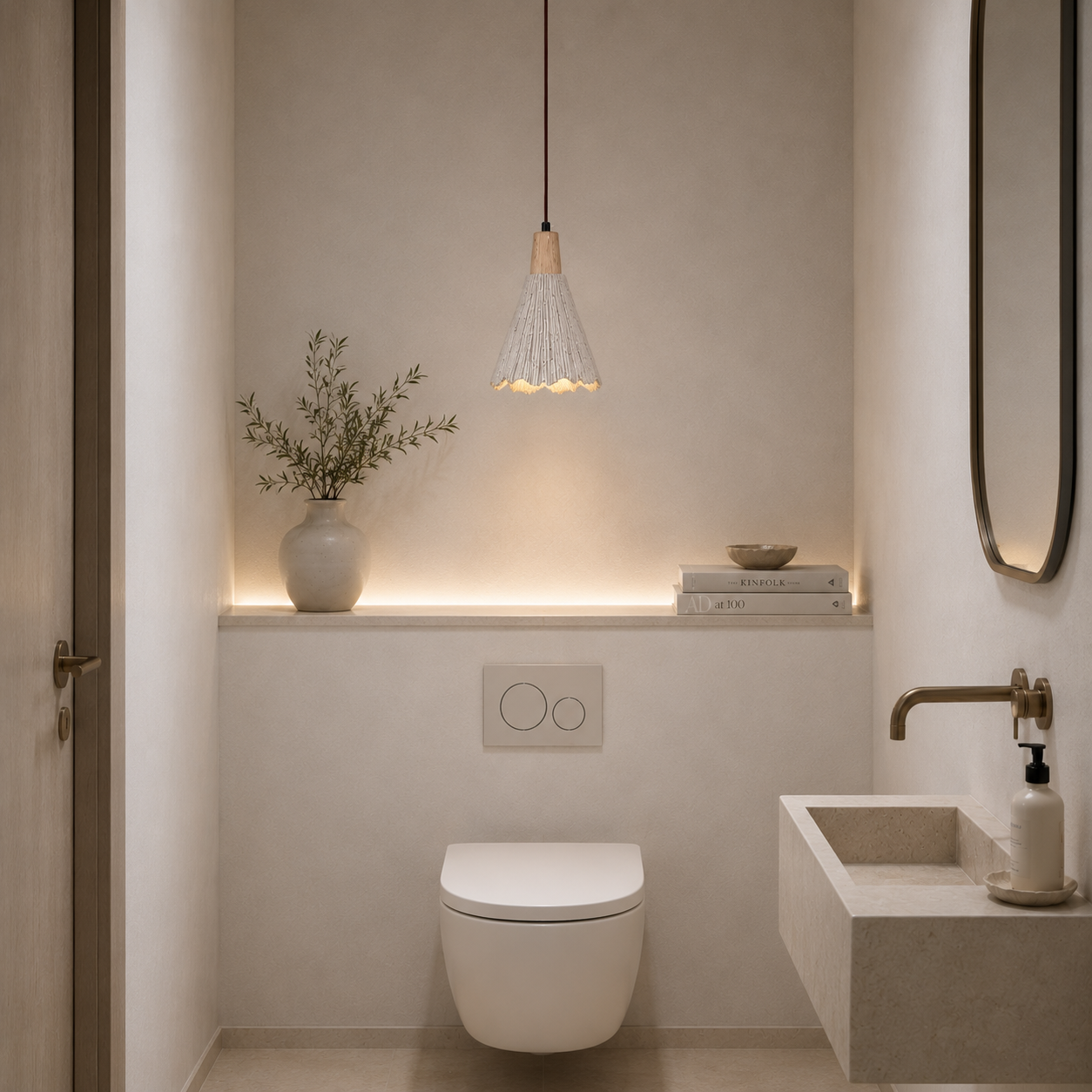 Casa Lumière Wabi-Sabi Hanglamp - Design Lamp Textuur met Zacht Licht