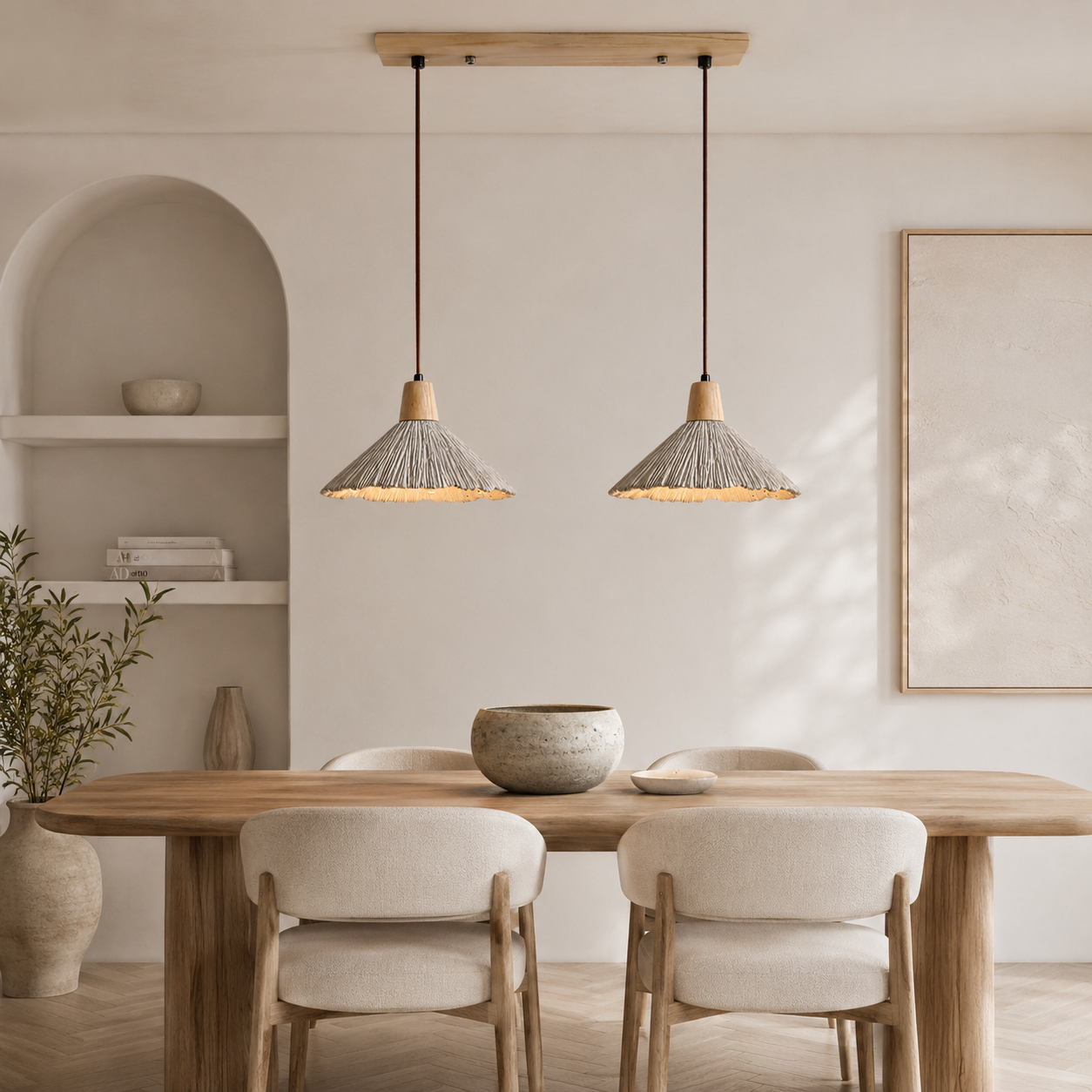 Casa Lumière Wabi-Sabi Hanglamp - Design Lamp Textuur met Zacht Licht