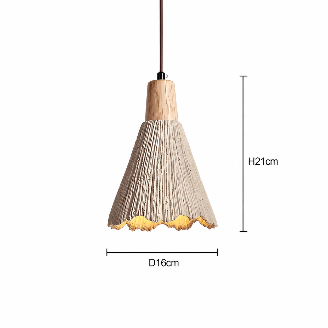 Casa Lumière Wabi-Sabi Hanglamp - Design Lamp Textuur met Zacht Licht