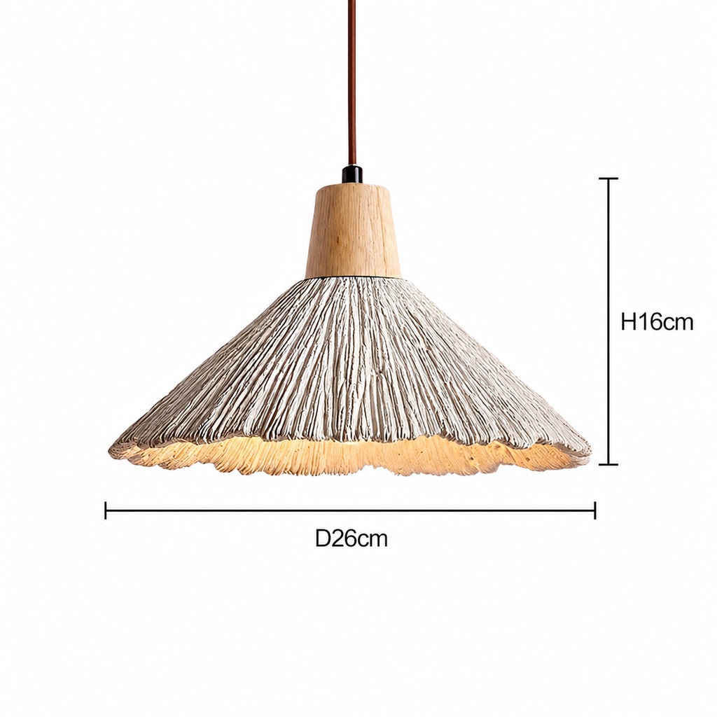 Casa Lumière Wabi-Sabi Hanglamp - Design Lamp Textuur met Zacht Licht