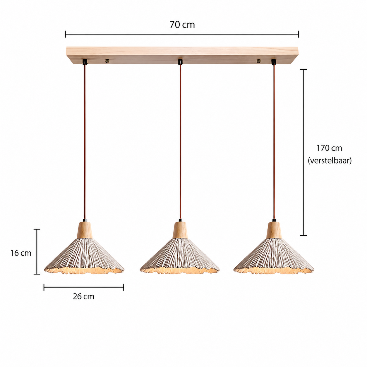 Casa Lumière Wabi-Sabi Hanglamp - Design Lamp Textuur met Zacht Licht