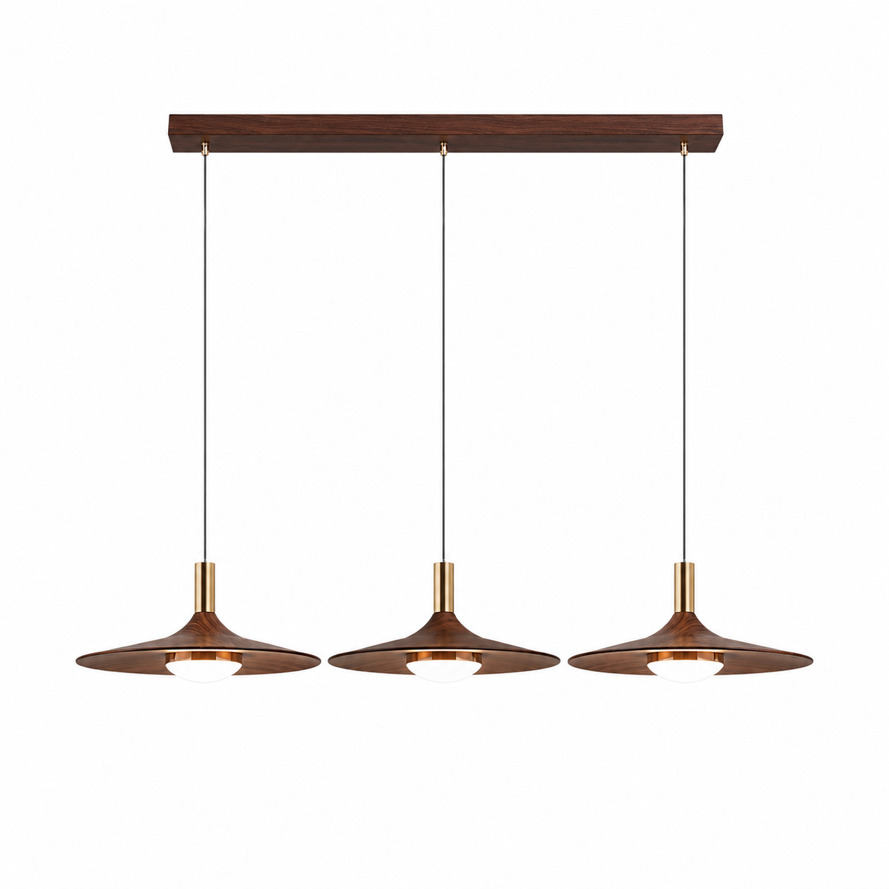 Casa Lumière Nordic Hanglamp met Walnoot Design - Design Lamp Sfeerverlichting Woonkamer, Eetkamer & Slaapkamer