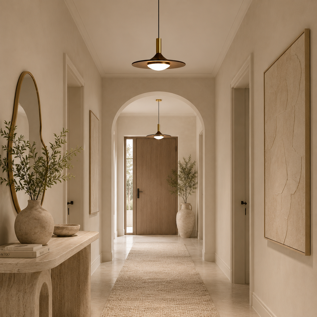 Casa Lumière Nordic Hanglamp met Walnoot Design - Design Lamp Sfeerverlichting Woonkamer, Eetkamer & Slaapkamer