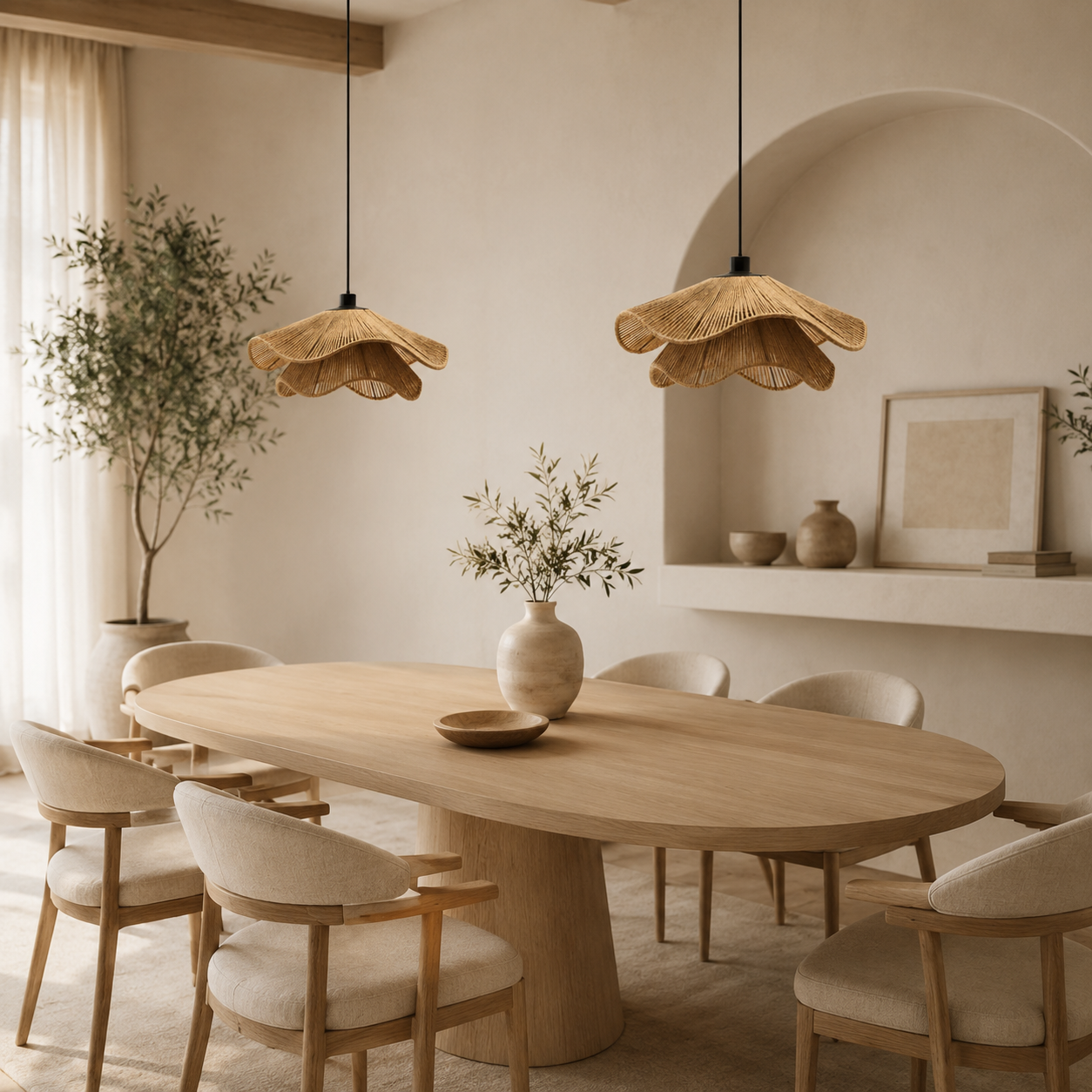 Casa Lumière Boho Hanglamp - Natuurlijke Design Lamp