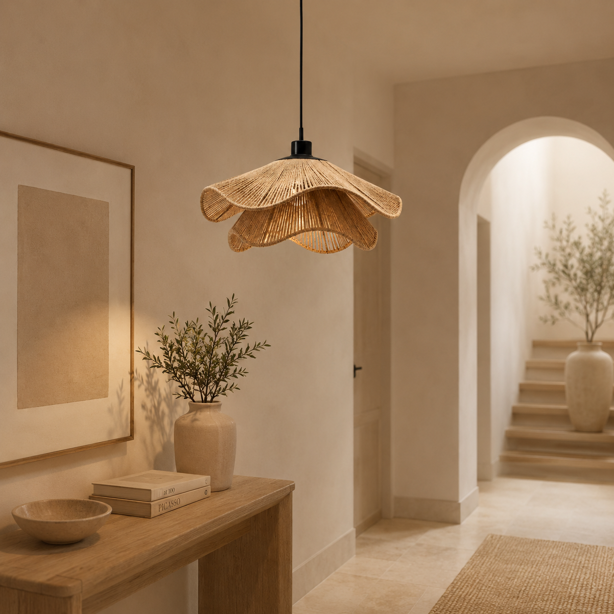 Casa Lumière Boho Hanglamp - Natuurlijke Design Lamp