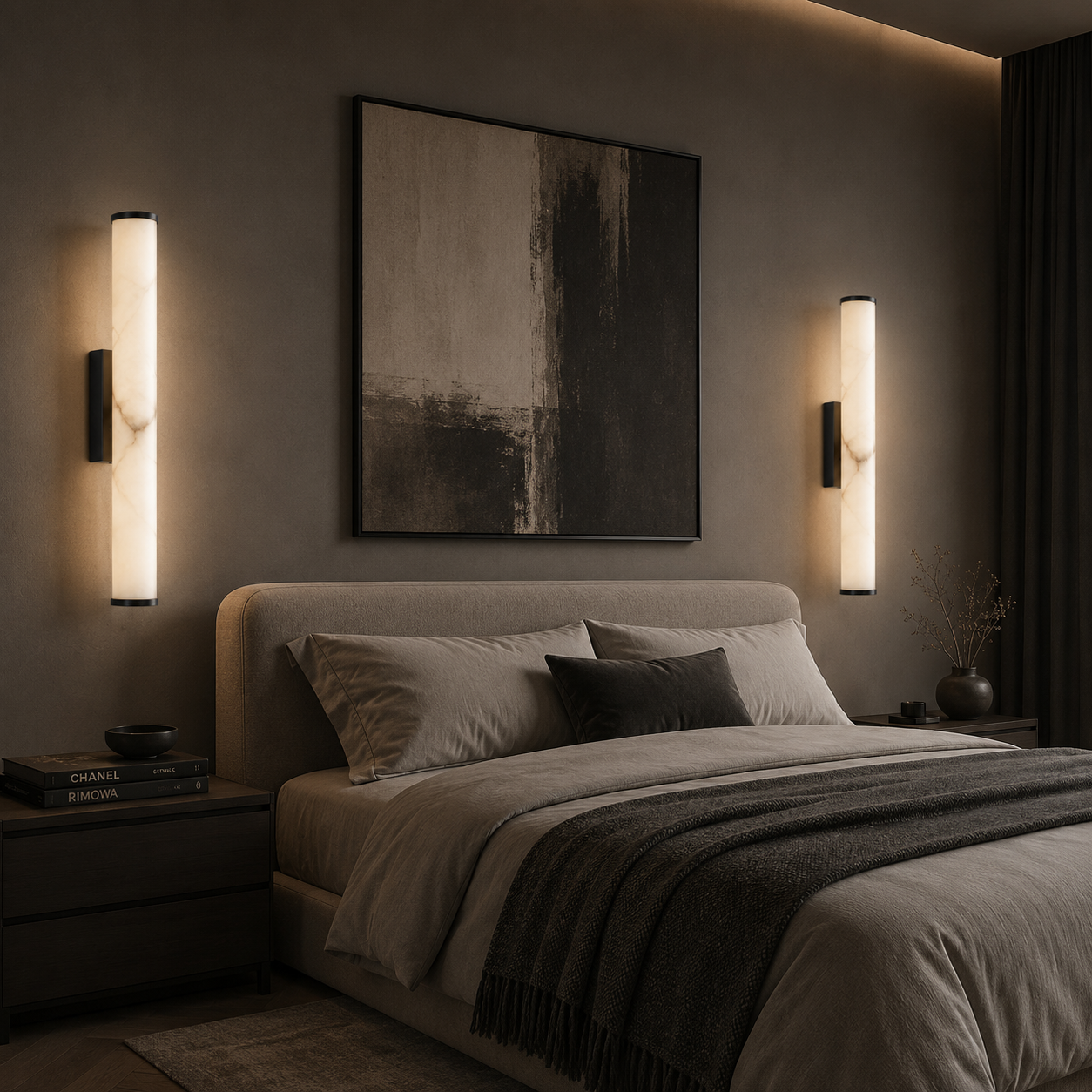 Casa Lumière Alabaster Wandlamp - Moderne Design Lamp & Warme Sfeerverlichting