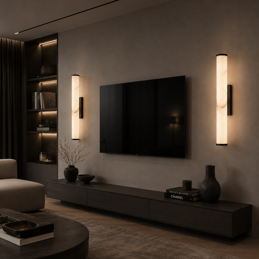 Casa Lumière Alabaster Wandlamp - Moderne Design Lamp & Warme Sfeerverlichting