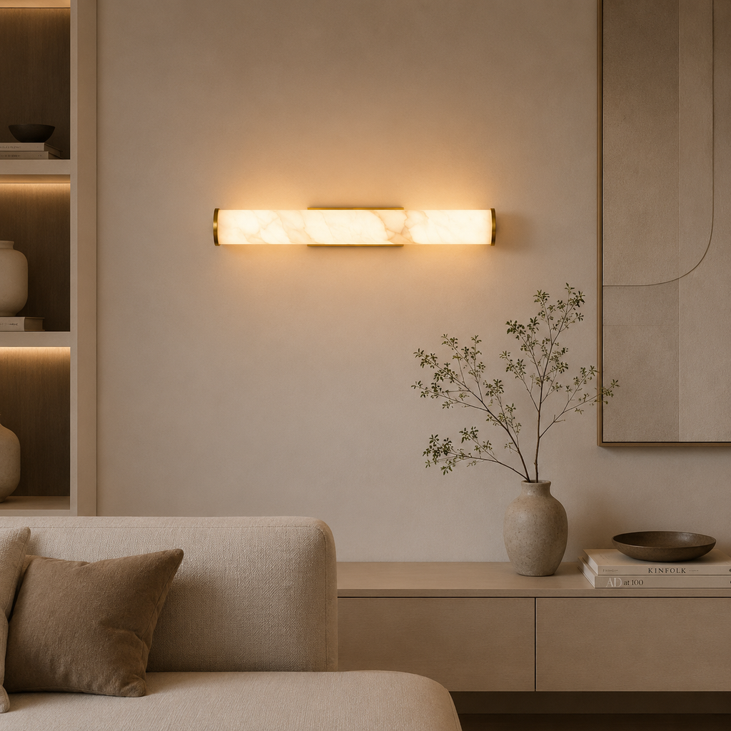 Casa Lumière Alabaster Wandlamp - Moderne Design Lamp & Warme Sfeerverlichting