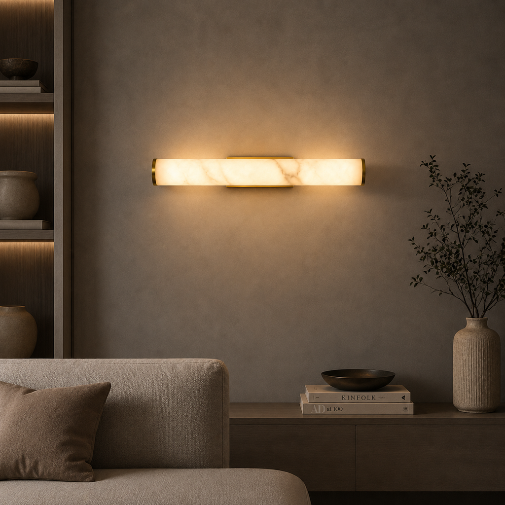 Casa Lumière Alabaster Wandlamp - Moderne Design Lamp & Warme Sfeerverlichting