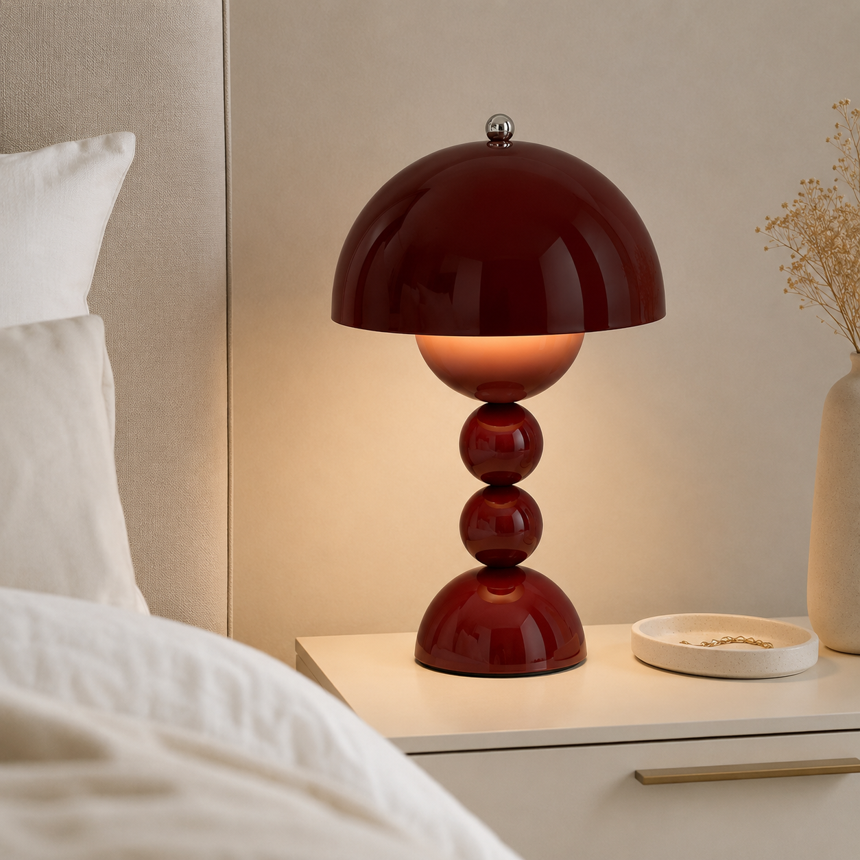 Casa Lumière Nordic Draadloze Tafellamp - Retro Design Lamp