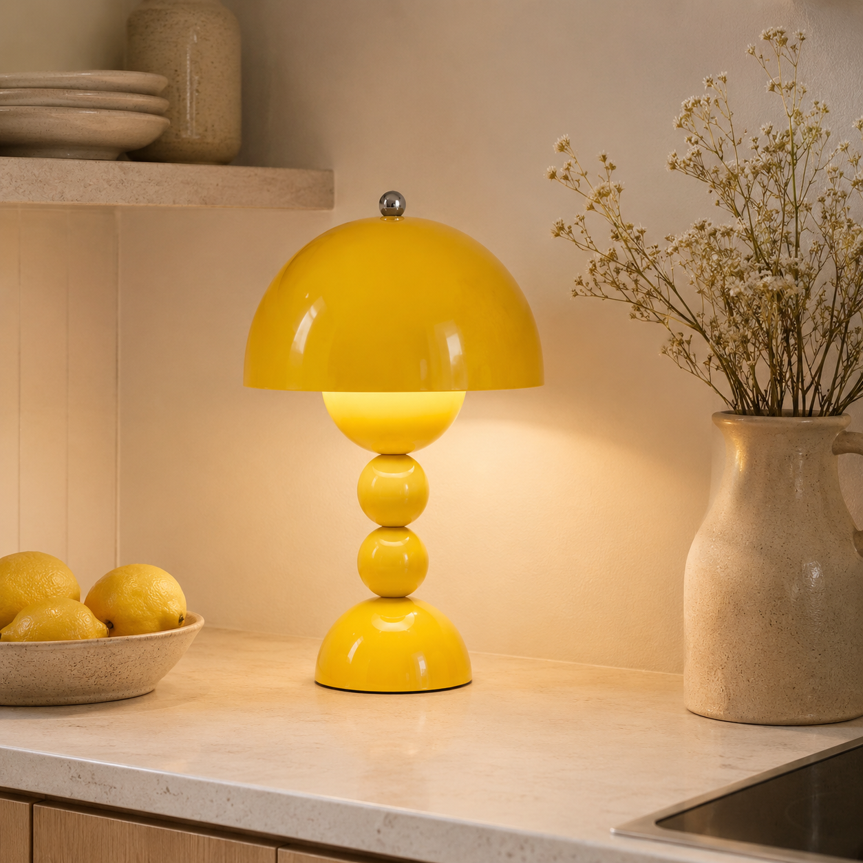 Casa Lumière Nordic Draadloze Tafellamp - Retro Design Lamp