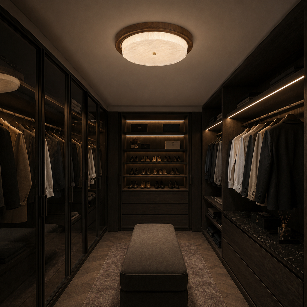 Casa Lumière Plafondlamp met Glazen Diffuser - Warm Wit LED Design Lamp