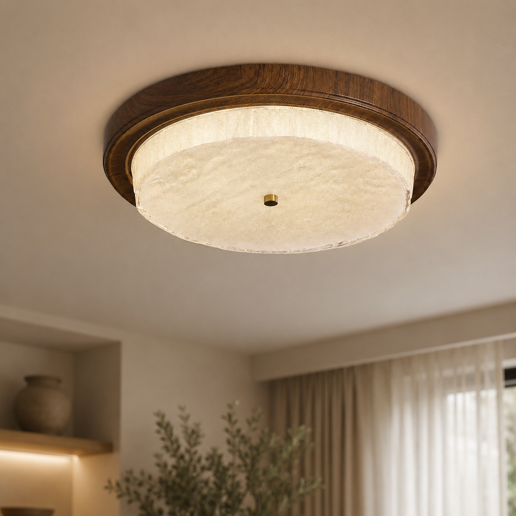 Casa Lumière Plafondlamp met Glazen Diffuser - Warm Wit LED Design Lamp