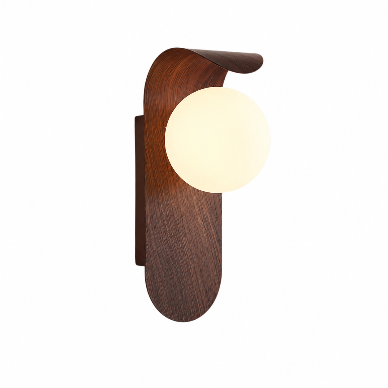Casa Lumière Nordic Wandlamp van Hout & Glas - Warme Design Lamp