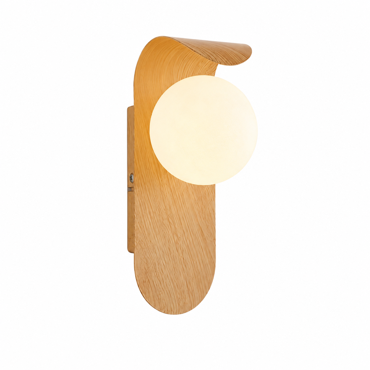 Casa Lumière Nordic Wandlamp van Hout & Glas - Warme Design Lamp