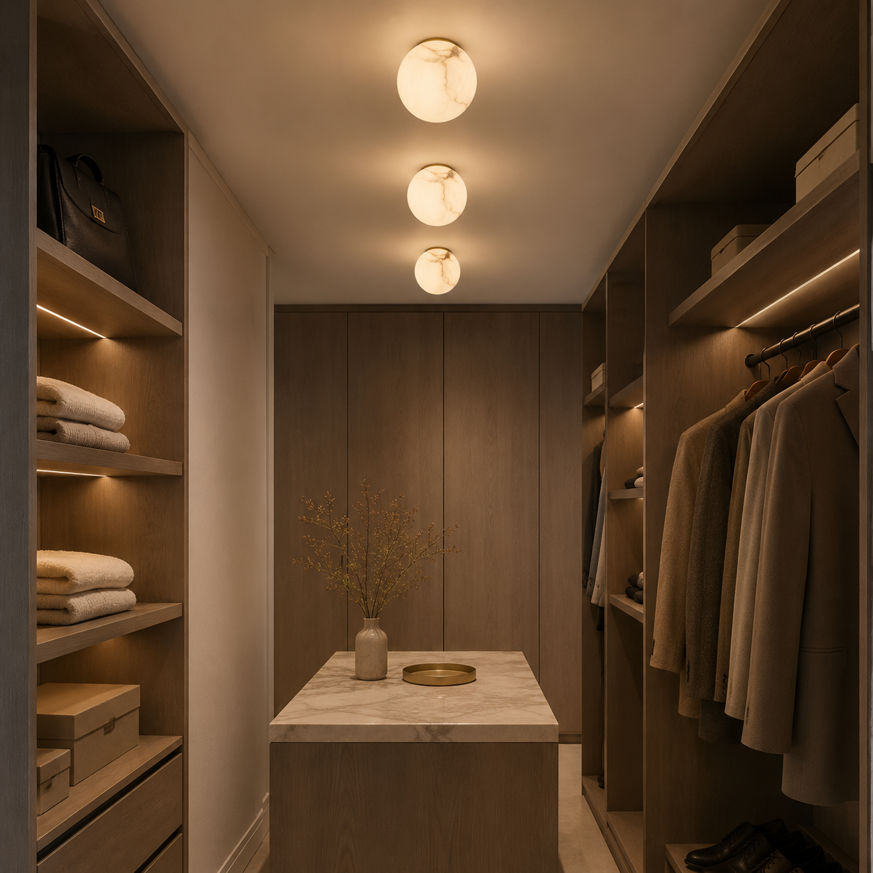 Casa Lumière Alabaster Plafondlamp - Design Lamp & Zachte Sfeerverlichting