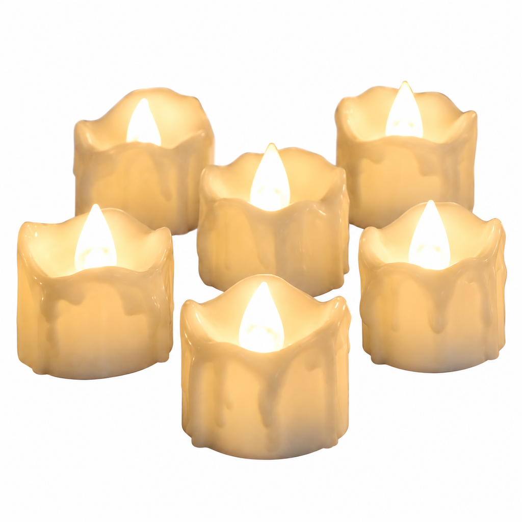Casa Lumière LED Waxinelichtjes - 12 stuks Vlamloze Kaarsen