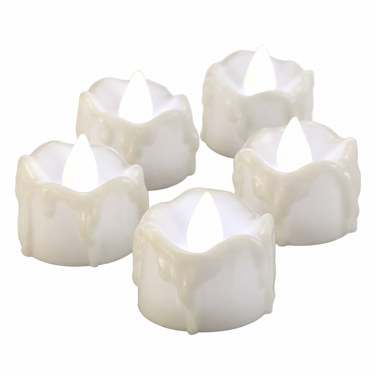 Casa Lumière LED Tealights - 12 Flameless Candles