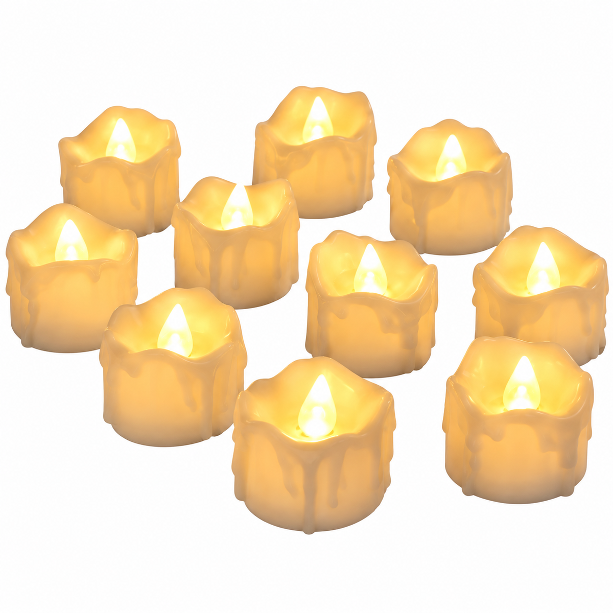 Casa Lumière LED Tealights - 12 Flameless Candles