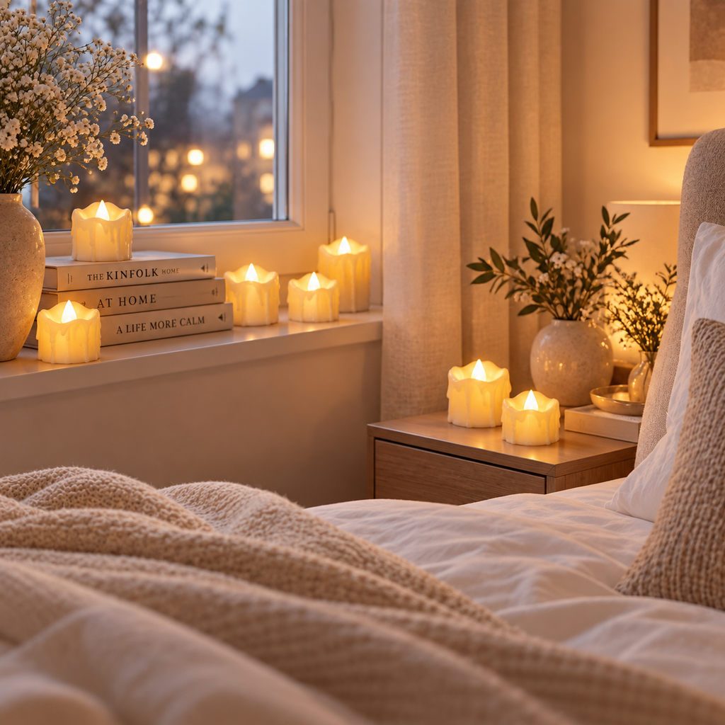 Casa Lumière LED Waxinelichtjes - 12 stuks Vlamloze Kaarsen