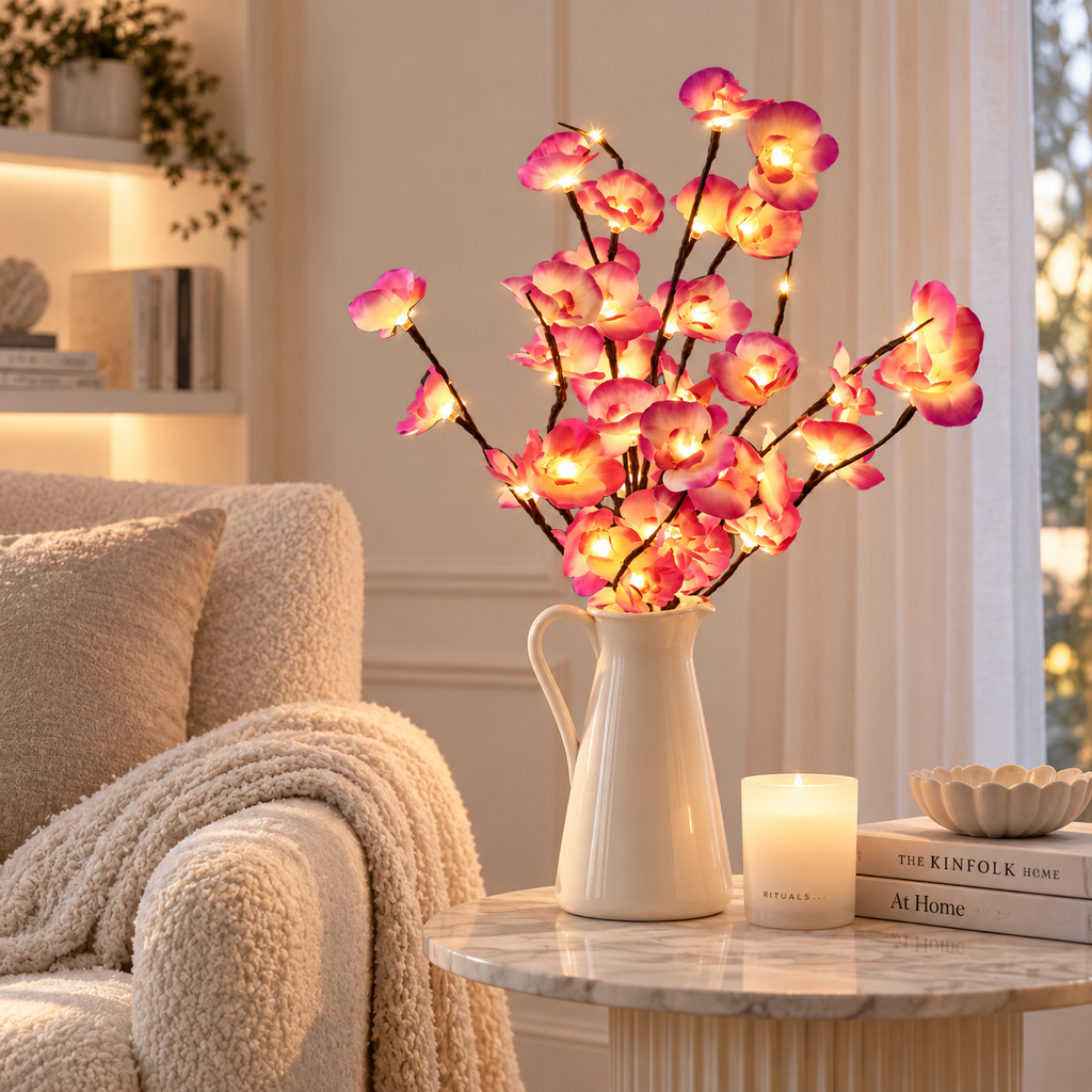 Casa Lumière Verlichte Decoratietakken - 7 Stijlen Design Lamp Sfeerverlichting