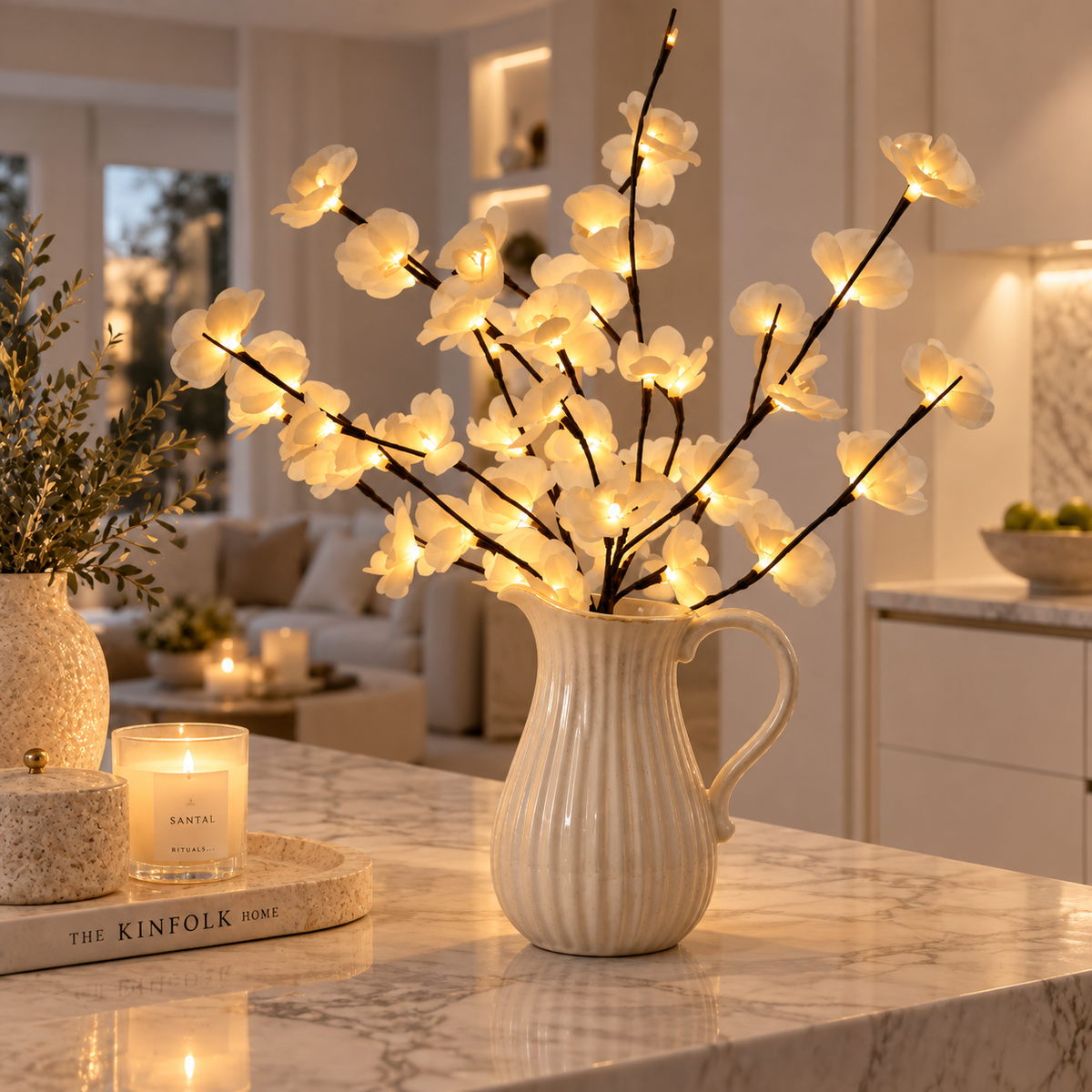 Casa Lumière Verlichte Decoratietakken - 7 Stijlen Design Lamp Sfeerverlichting